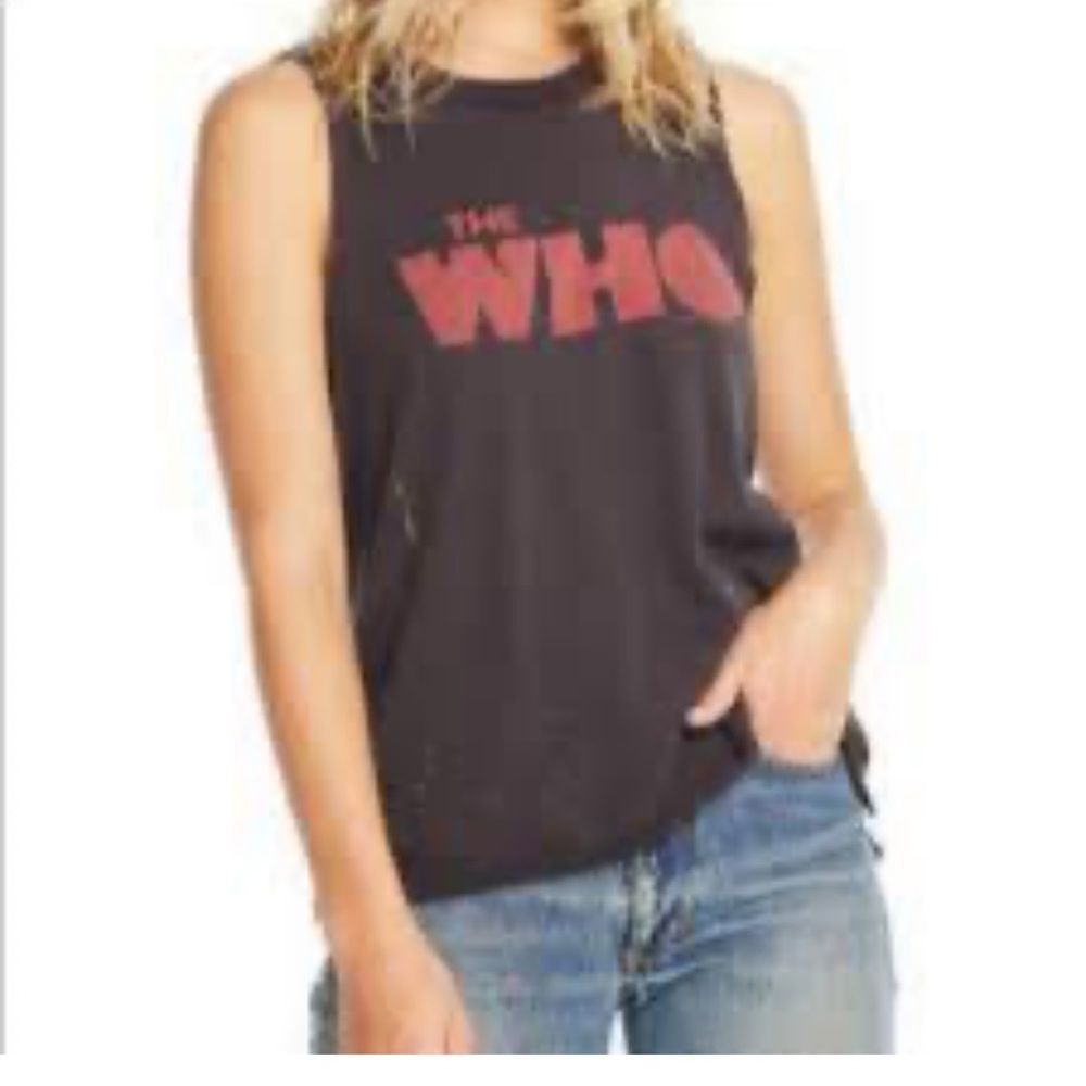 The WHO Distressed Tank Top Concert Tee XS